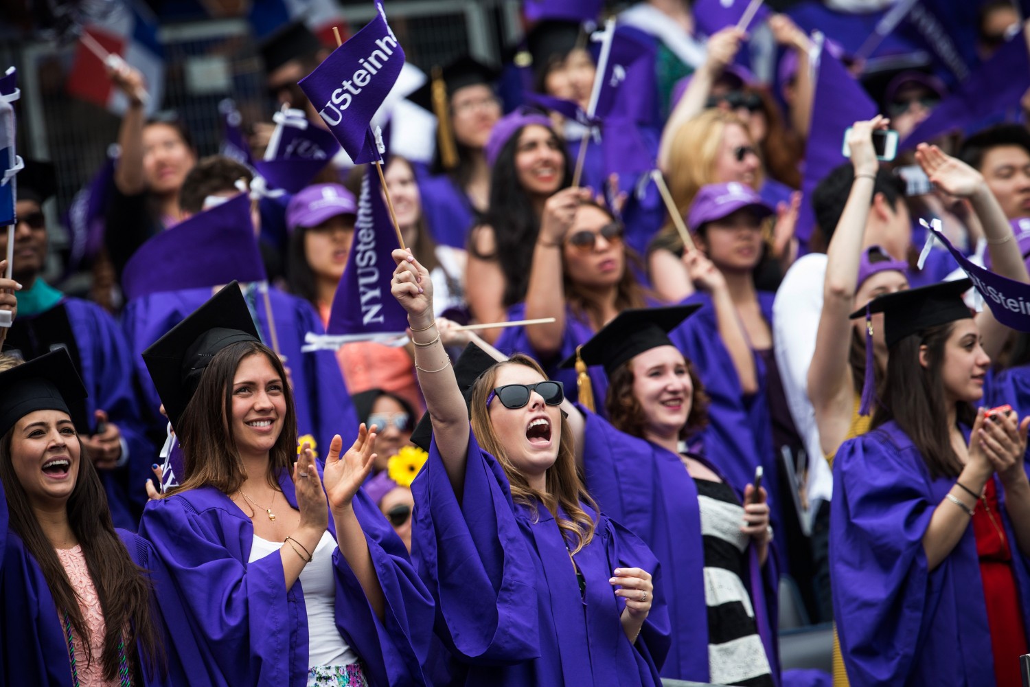 Fed Chair Janet Yellen Gives NYU Commencement Speech At Yankee Stadium