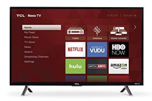 TCL Roku Wall-Mounted Smart TV, 32-Inch