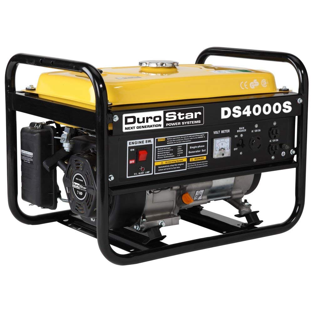 Durostar EPA Approved Portable Generator, 3300-Watt