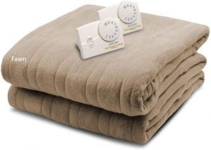 Biddeford Analog Controller Throw Electric Blanket