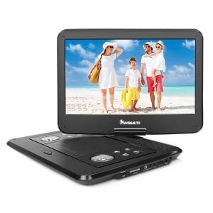 NAVISKAUTO Car Charging Portable DVD Player, 14-Inch