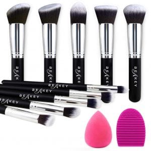 BEAKEY Synthetic Kabuki Makeup Brushes