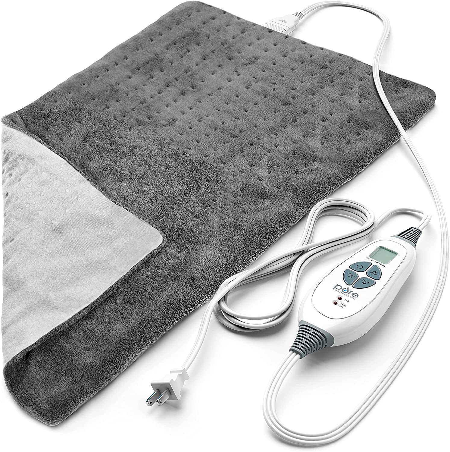 Pure Enrichment PureRelief Extra Long Cord Heating Pad