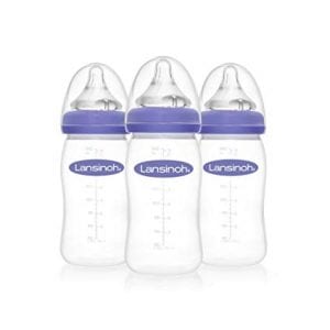 Lansinoh Momma Breastmilk Baby Bottles, 3-Pack