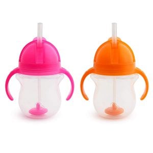 Munchkin Locked Flip-Top Leakproof Sippy Cup, 2-Pack