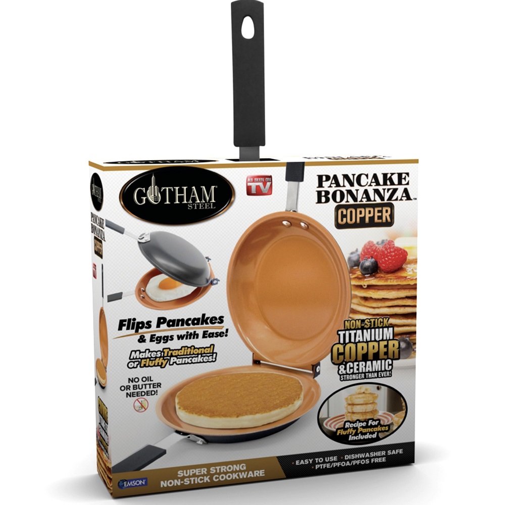 Gotham Steel Bonanza Nonstick Copper Double Pan