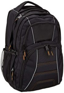 AmazonBasics Multi-Compartment Computer College Backpack