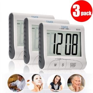 3 Pack Senbowe Digital Kitchen Timer