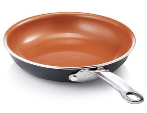 Gotham Steel Nonstick Frying Copper Cookware, 8.5-Inch