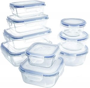 1790 Nesting Eco-Friendly Tupperware Set, 18-Piece