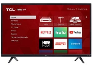 TCL Roku Intuitive Interface Smart TV, 40-Inch