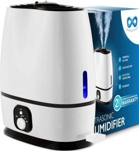 Everlasting Comfort Ultrasonic Cool Humidifier, White