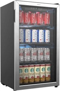 hOmeLabs Adjustable Shelving Mini Fridge & Cooler