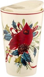 Lenox Winter Greetings Festive Travel Mug