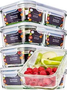 Prep Naturals Classic Transparent Tupperware Set, 5-Piece