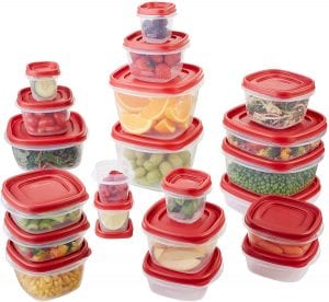 Rubbermaid Dishwasher Safe Tupperware Set, 42-Piece