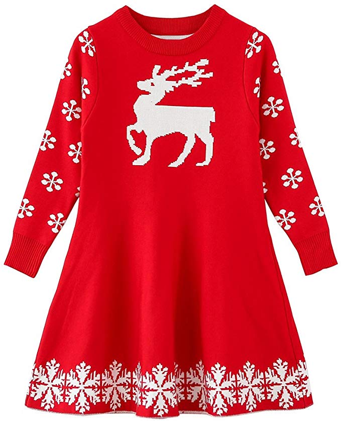 SMILING PINKER Little Girl’s Christmas Dress