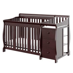 Storkcraft Portofino 4-In-1 Fixed Side Convertible Crib & Changer