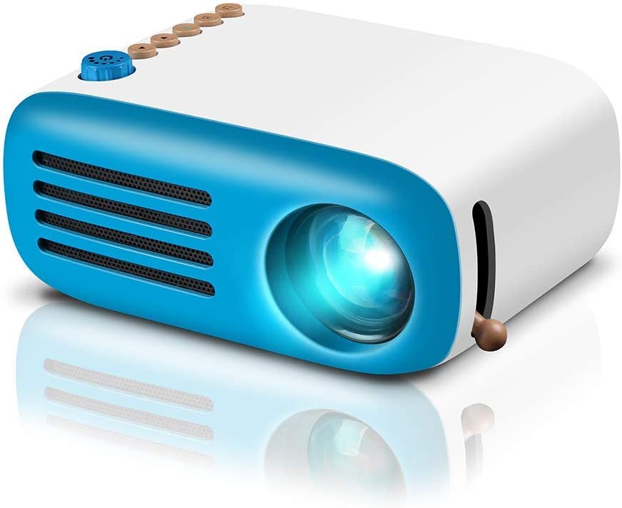 GooDee Bulit-In Stereo Speaker Mini Projector