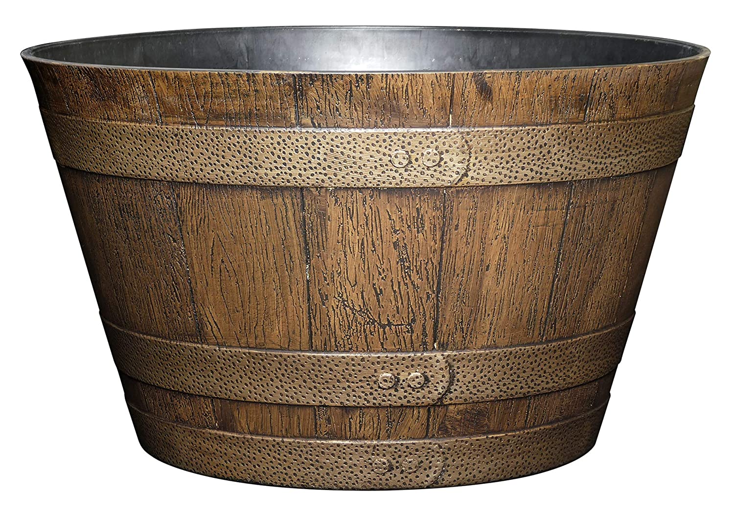 Classic Home and Garden Whiskey Barrel Planter