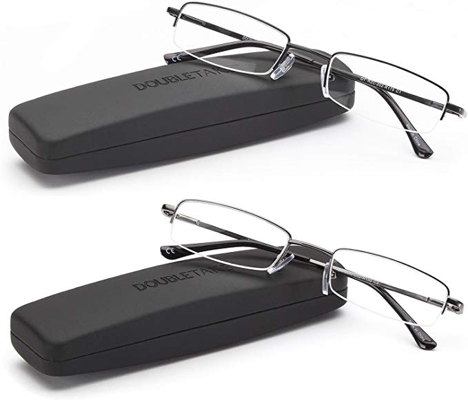 DOUBLETAKE Reading Glasses, 2-Pair