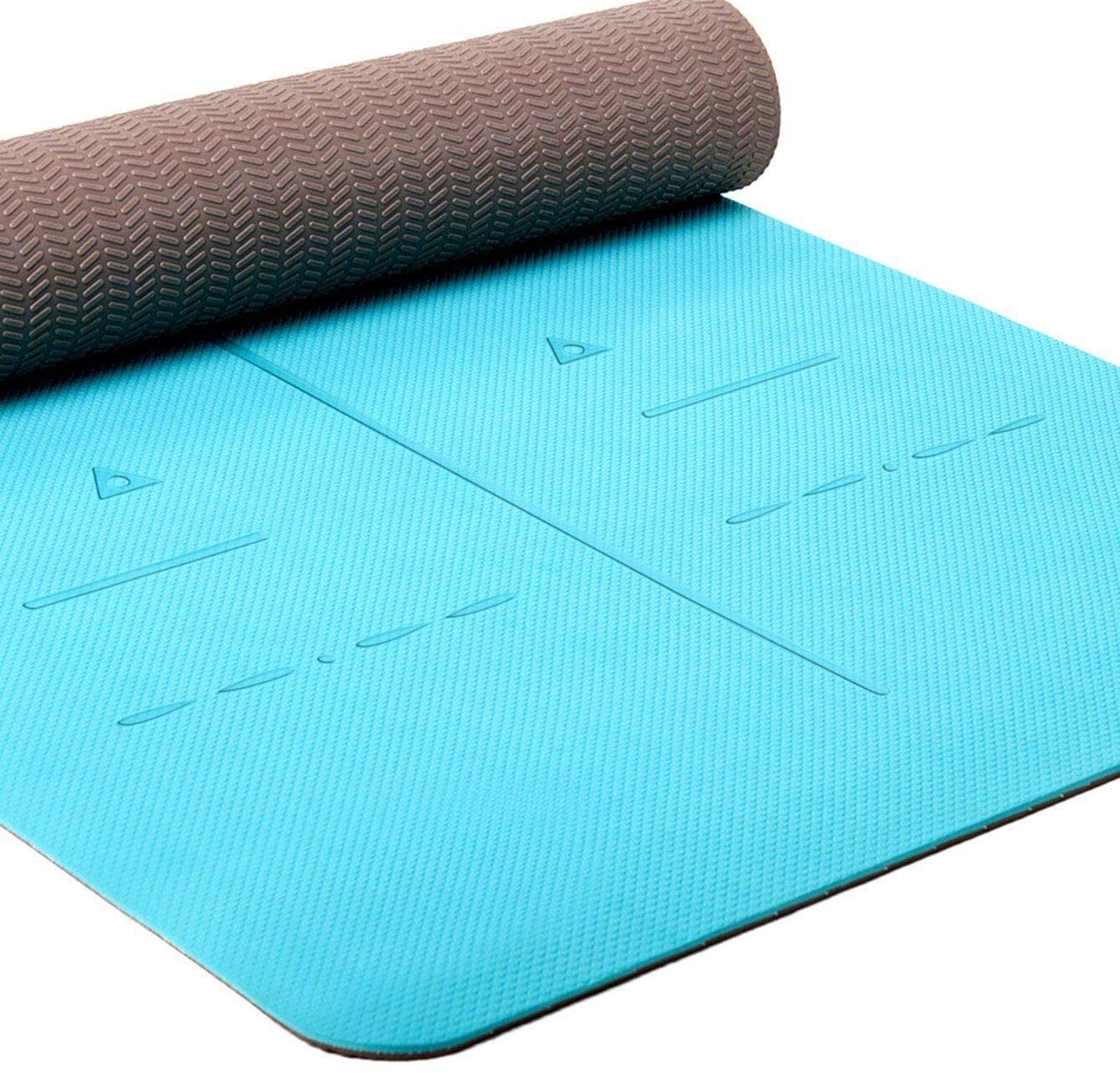 Heathyoga Central Line Extra-Long Yoga Mat