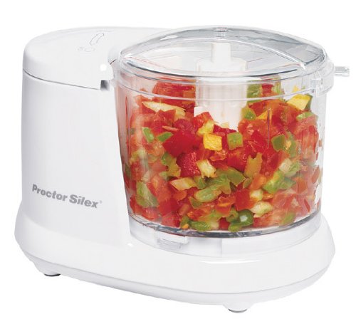 Proctor Silex 72500RY Mini Vegetable Processor & Food Chopper, 1.5-Cup