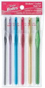 Susan Bates Lightweight Gift Crochet Hook Set, 6-Count