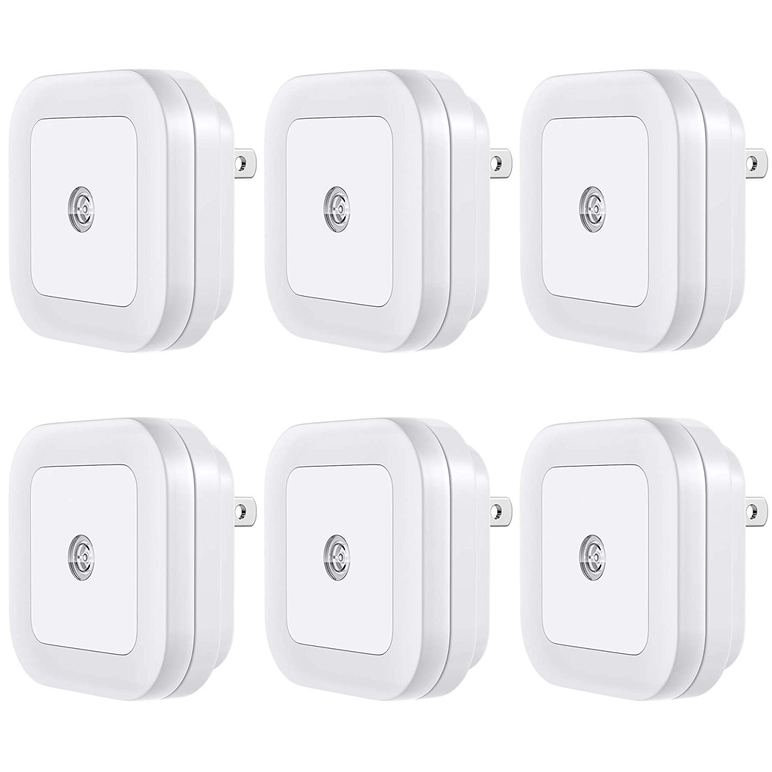 Vont Modern Light Adjusting Night Light, 6-Pack