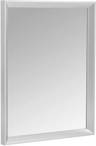 AmazonBasics Rectangular Peaked Trim Wall Bath Mirror