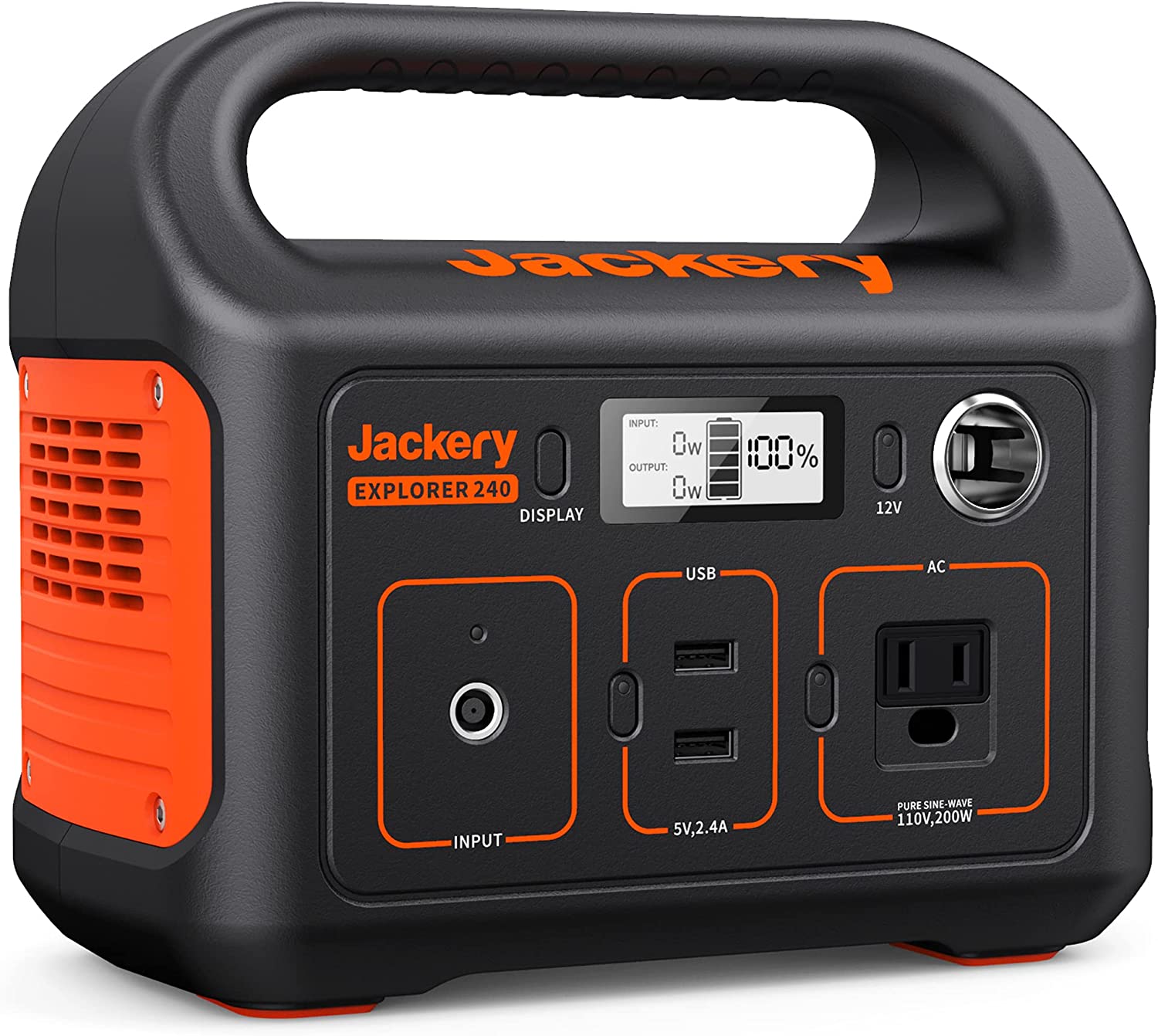 Jackery Rechargeable Portable Generator, 240-Watt