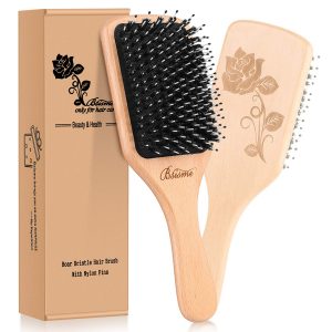 Bsisme Daily Scalp Massaging Paddle Hair Brush