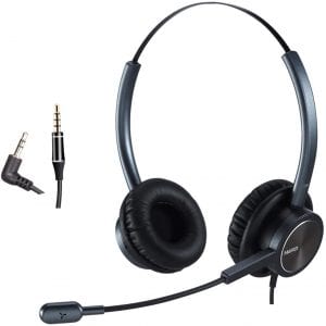 MAIRDI Noise Cancelling Microphone Telephone Headset