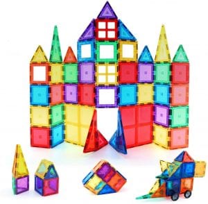 Children Hub Non-Toxic Magnetic Block Set, 60-Piece