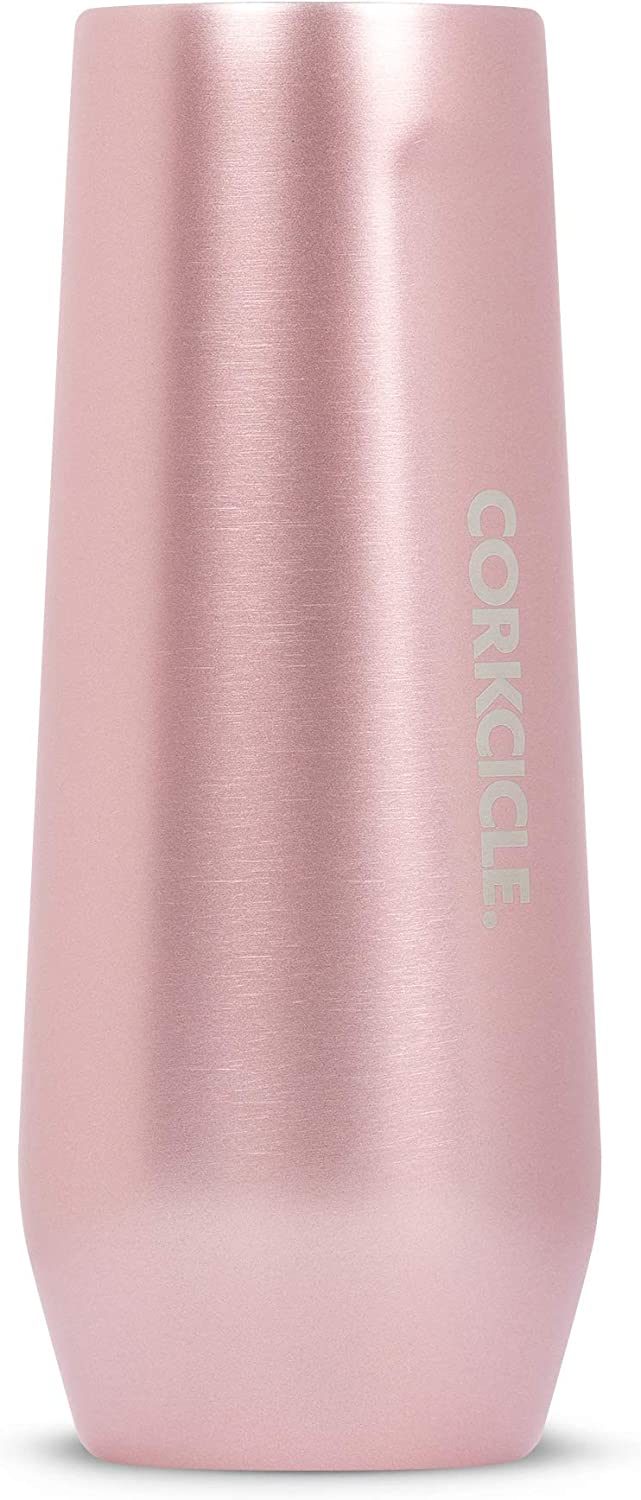 Corkcicle Stainless Steel Stemless Champagne Flute