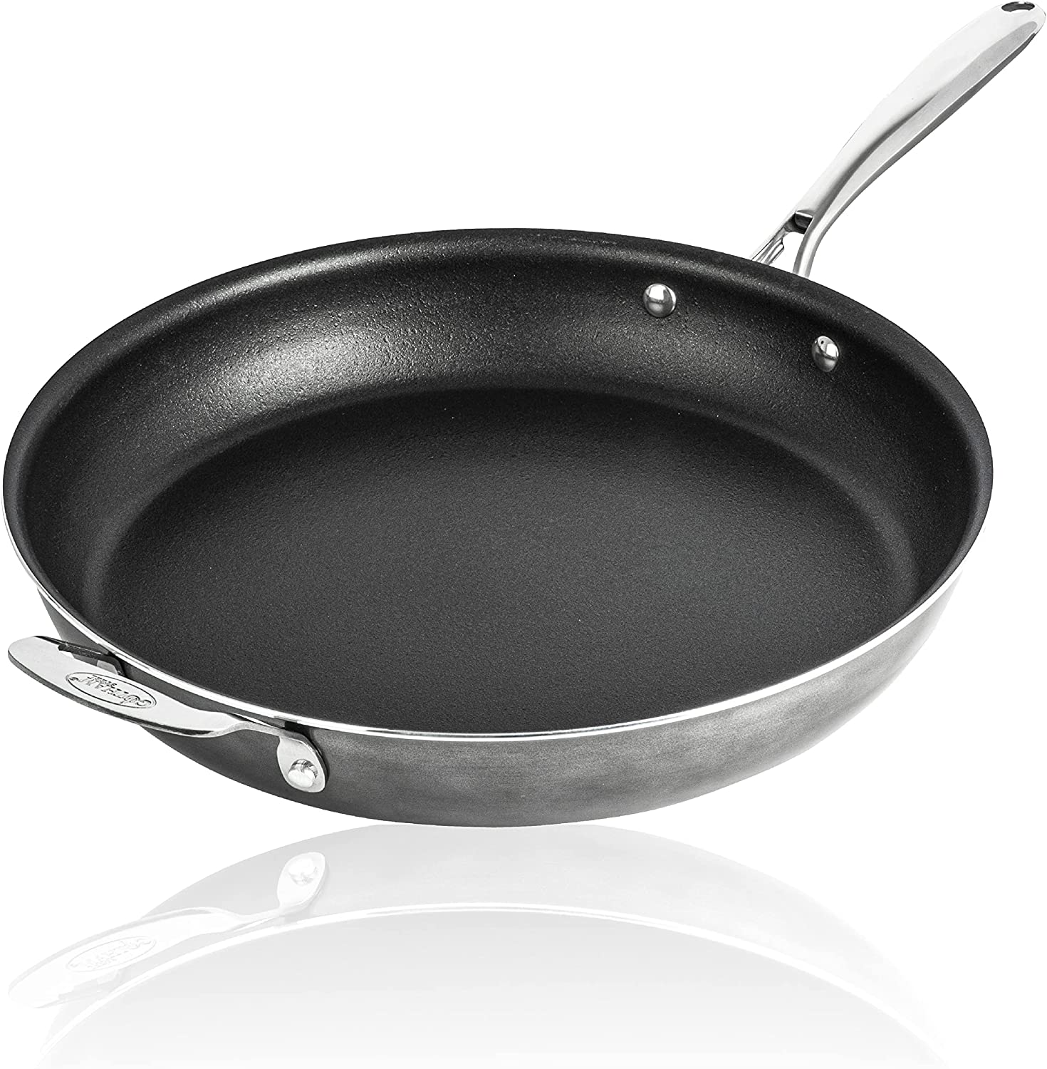 Granitestone Family Sized Mineral & Diamond Coated Stone Frying Pan, 14-Inch