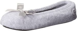 isotoner Cotton-Blend Plush Ballerina Women’s Slippers