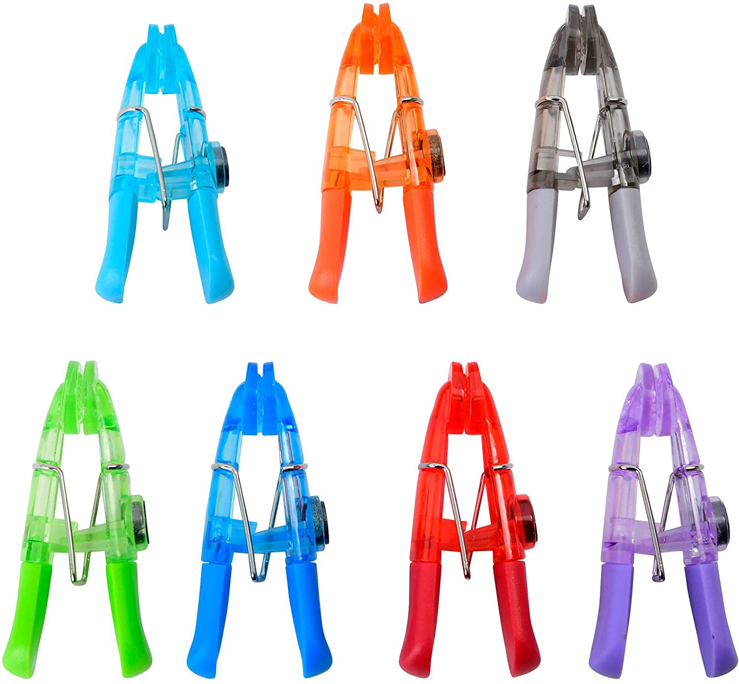 Kizmos Magnetic Snack Bag Clips, 7-Pack