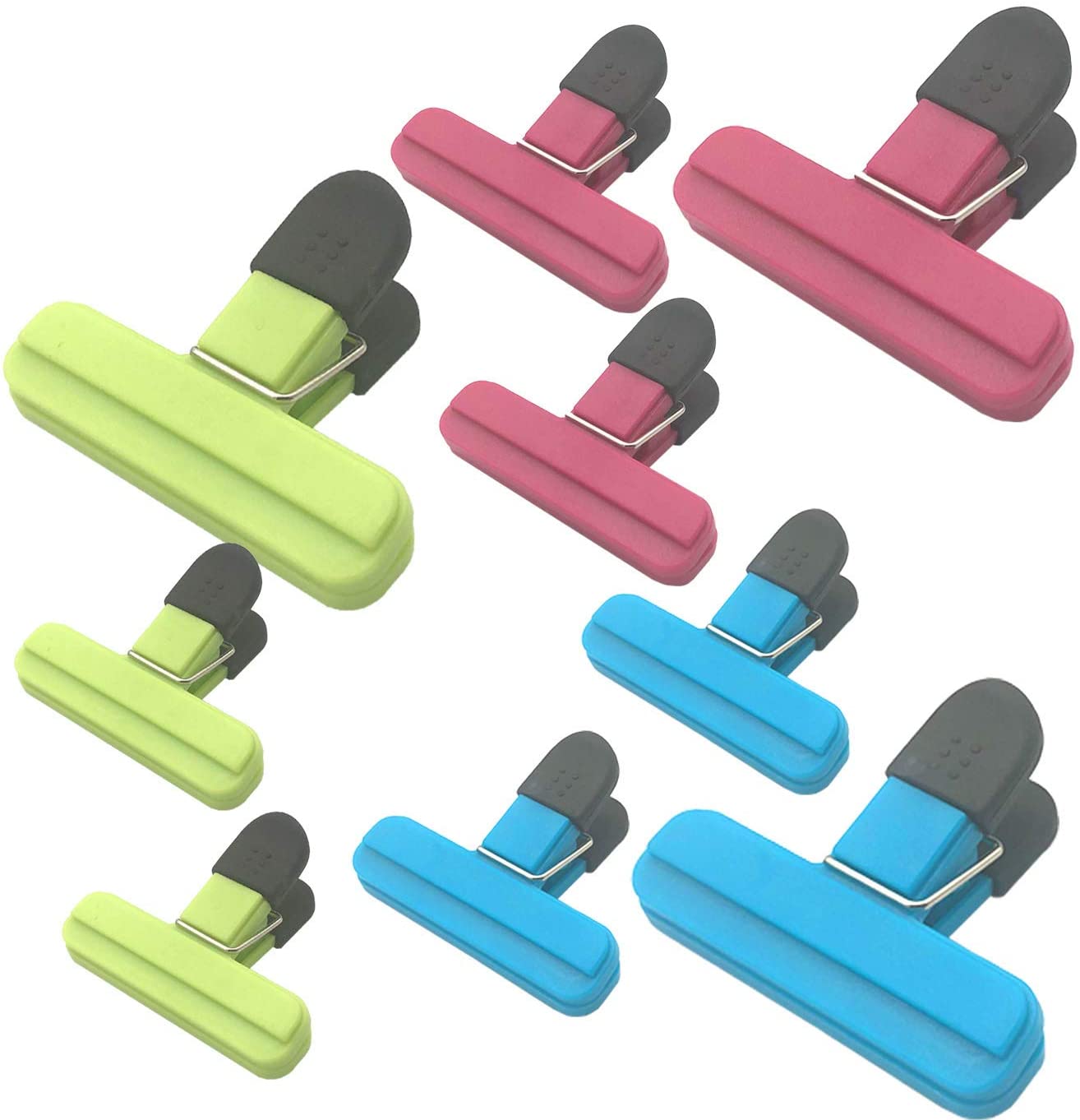 UNIYO Non-Slip Grip Bag Clips, 9-Pack