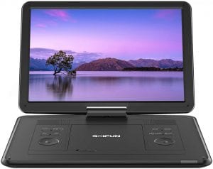 BOIFUN Flip Portable DVD Player, 17.5-Inch