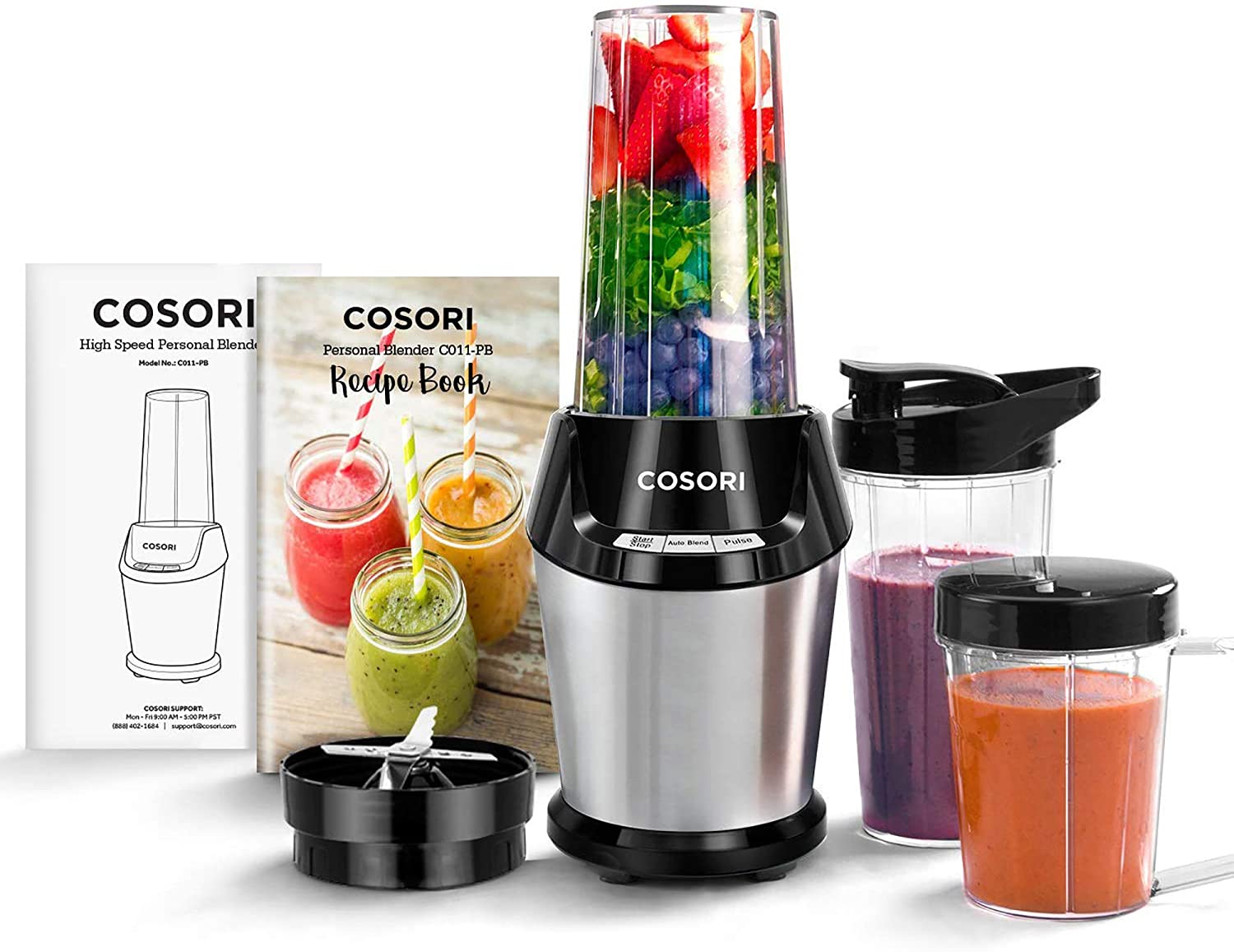 COSORI Auto-Blend High Speed Bullet Blender, 9-Piece