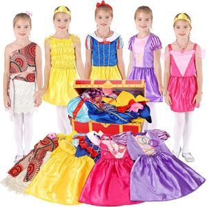 BiBiblack Easy On Princess Dress-Up Trunk, 22-Piece