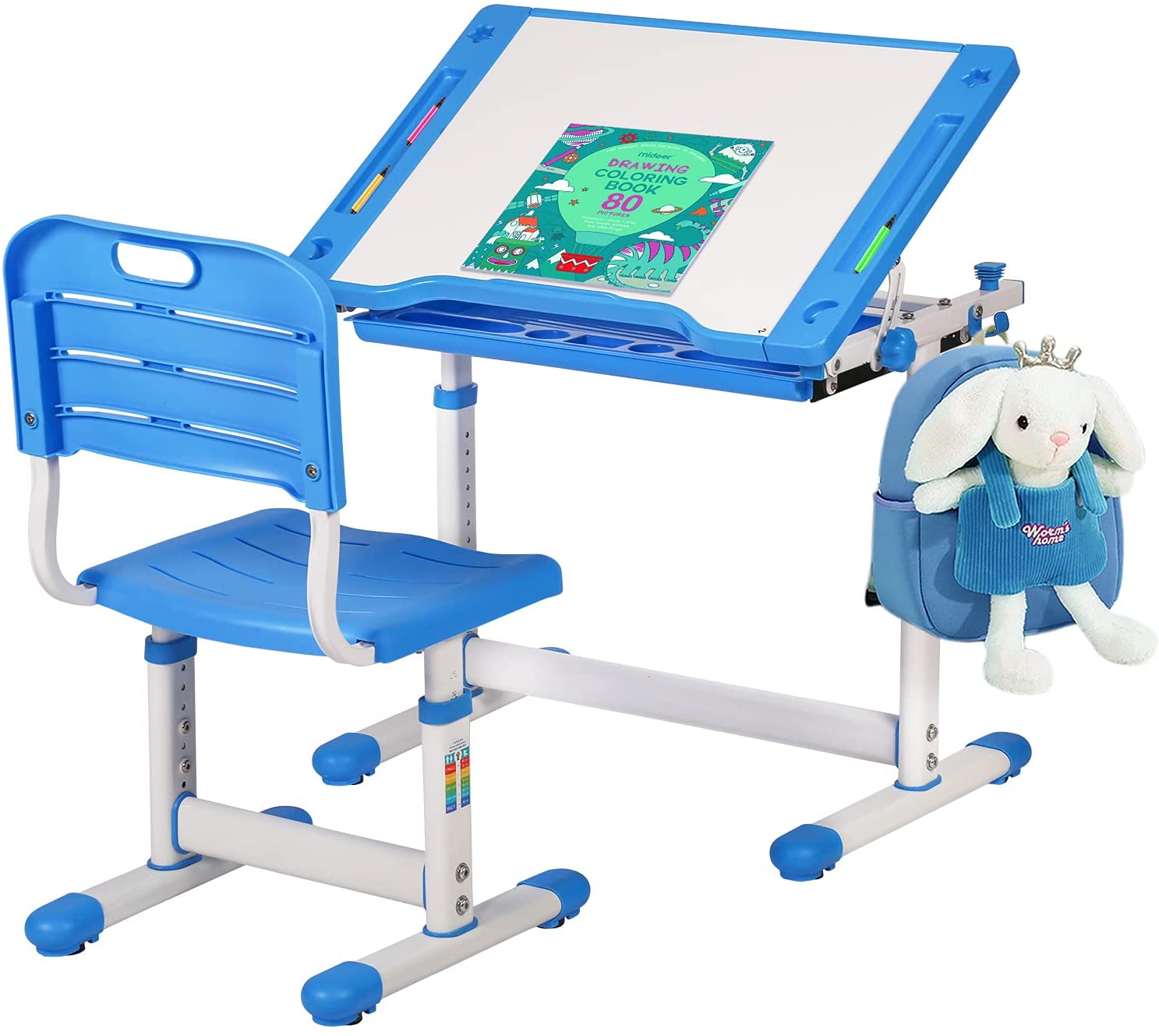 FDW Multi-Angle Anti-Slip Children’s Desk