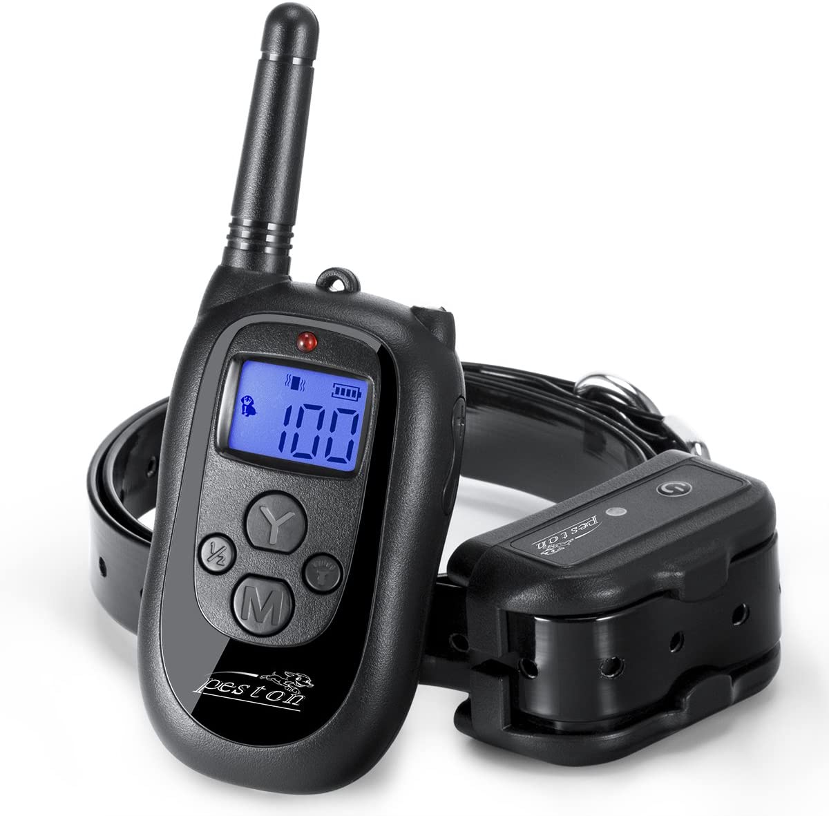 PESTON Rechargable & Waterproof Remote Dog Training Collar