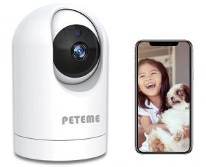 Peteme Smart Pan Zooming Baby Monitor Camera