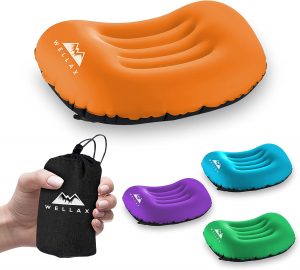 WELLAX Ergonomic Tear-Resistant Backpacking Pillow