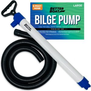 Better Boat Lightweight Portable Manual Bilge Pump & Siphon