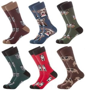 BONANGEL Cozy Dog Socks, 6-Pair