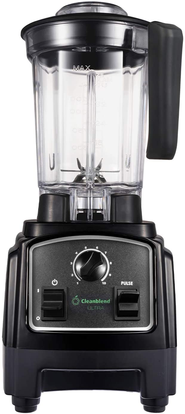 Cleanblend ULTRA Low Profile Black Countertop Blender