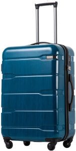 Coolife Telescoping Handle Wheeled Suitcase, 28-Inch